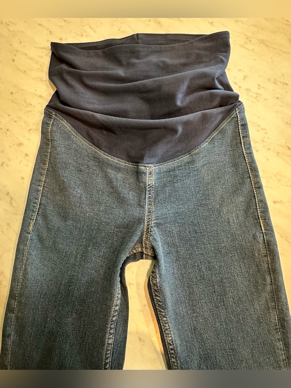 NWT H&M MAMA Maternity Denim Jeggings High Rib Skinny Blue Size XS